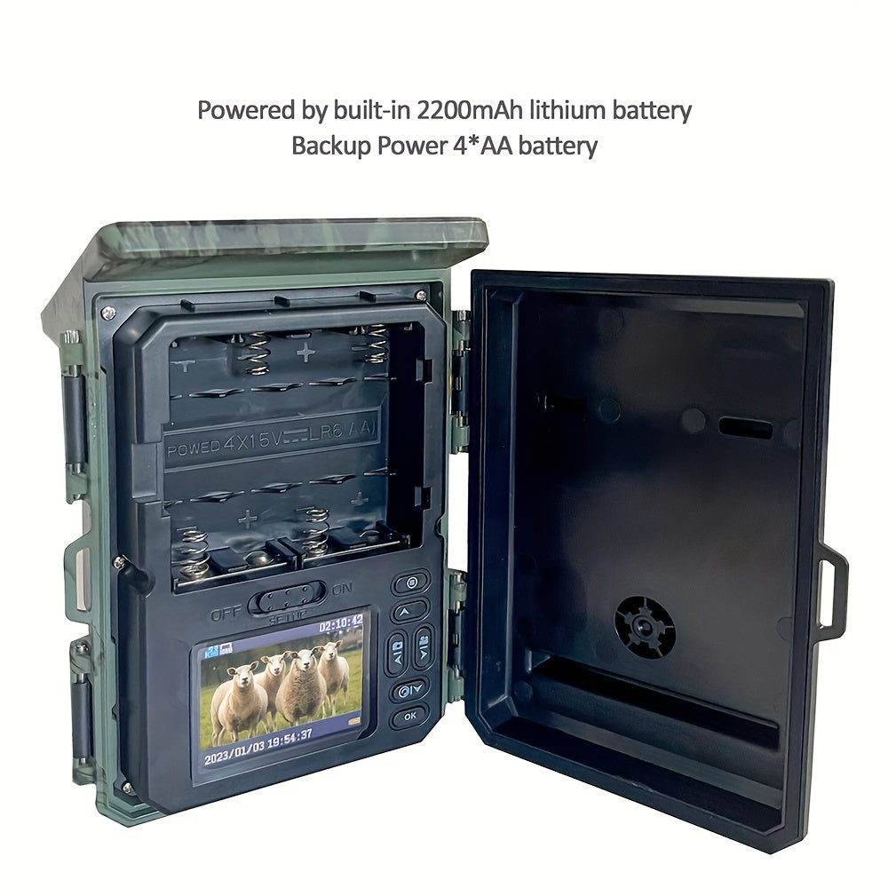 Solar-Powered 4K Wildlife Trail Cam