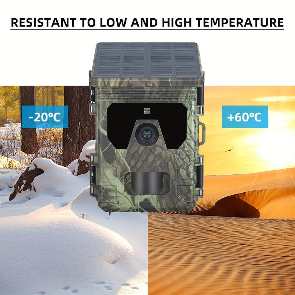 Solar-Powered 4K Wildlife Trail Cam