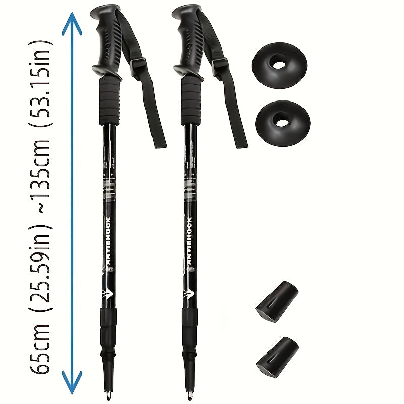 Adjustable Aluminum Trekking Poles Set