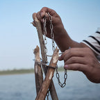 Portable Outdoor Barbecue Tripod Hanging Rack