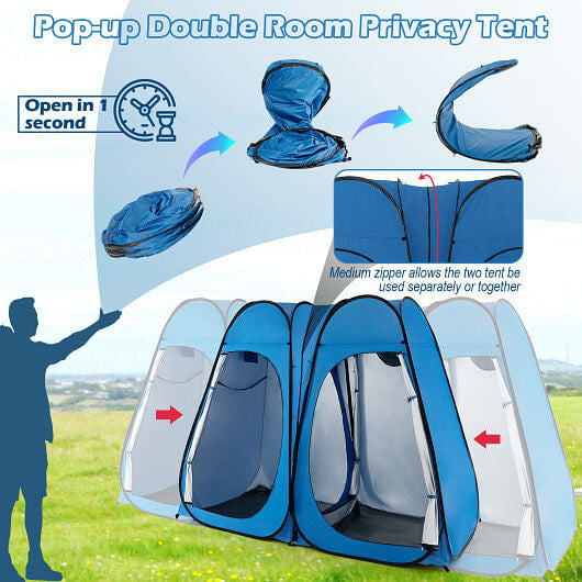 Oversized Pop Up Shower Tent