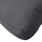 W2B VidaXL Outdoor Cushion 100% Polyester Waterproof Grey 22.8\" X 22.8\" X 3.9\" for Camping and Sleeping