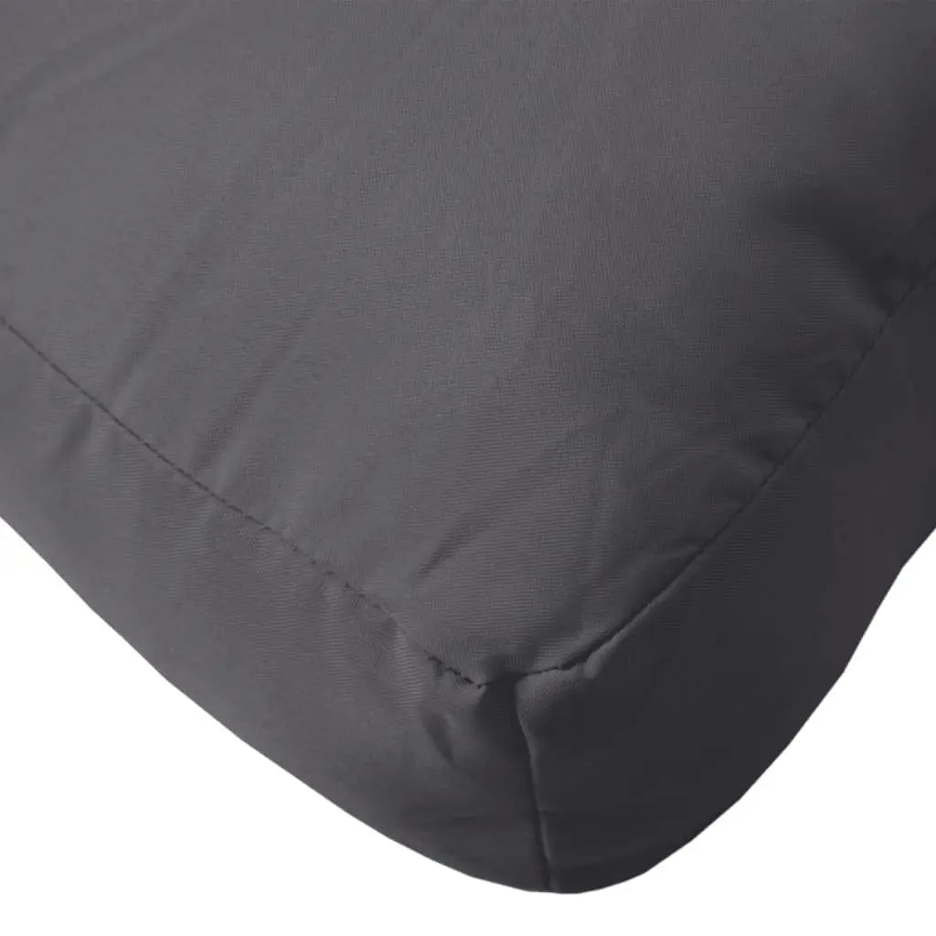 W2B VidaXL Outdoor Cushion 100% Polyester Waterproof Grey 22.8\" X 22.8\" X 3.9\" for Camping and Sleeping