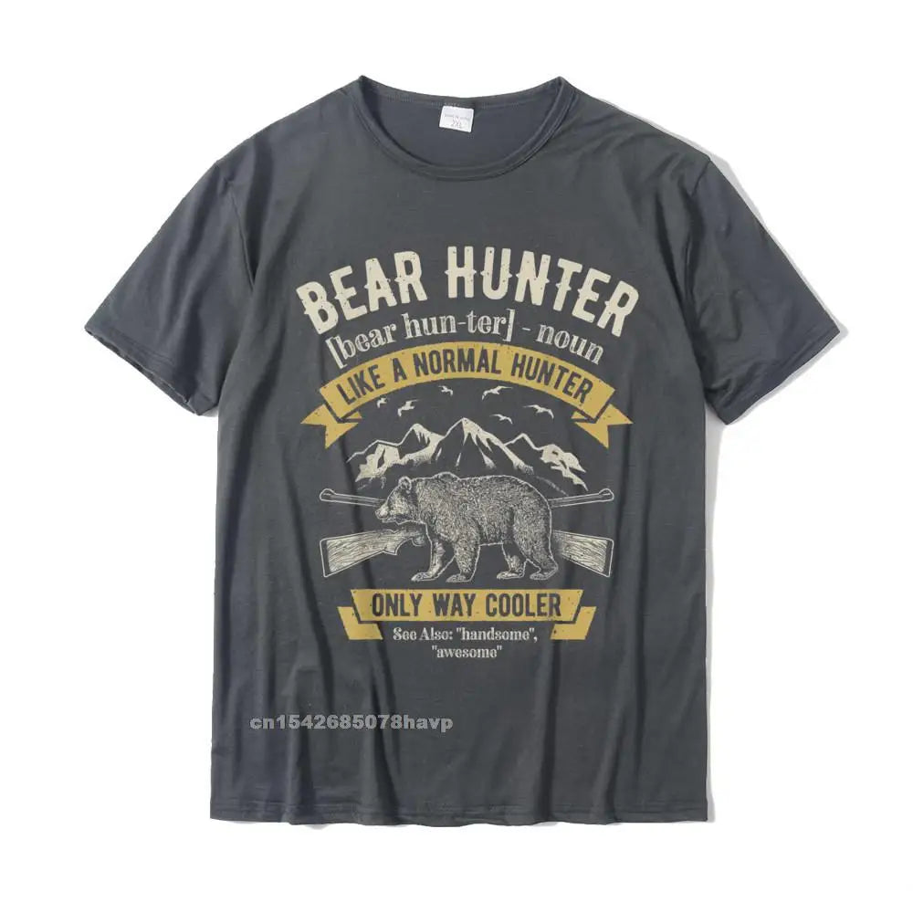 Bear Hunter T Shirt Vintage Hunting T Shirt