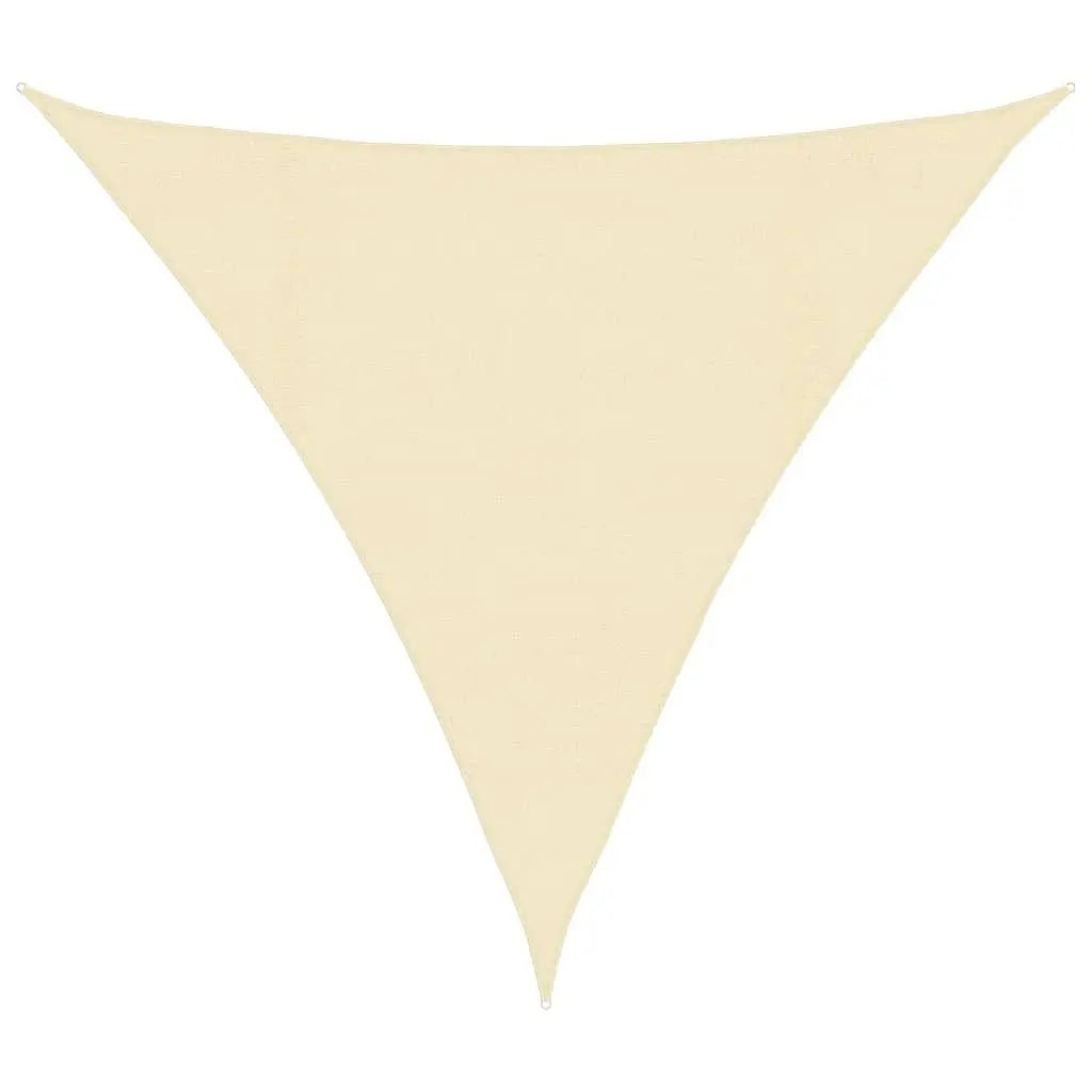 W2B VidaXL Sun Sail Cream High-Density Polyethylene (HDPE) Rectangle Shape UV Finished Canvas Shade Sail for Camping Roll Packed