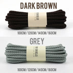 1 Pair Outdoor Strong Round Shoelaces Sneaker Shoe laces High Top Walking Hiking Boot Laces Shoes Strings Quality Bold Shoelace
