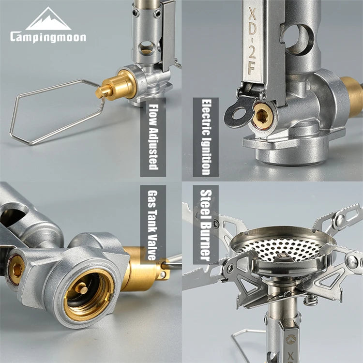 Adjustable mini Camping accessories portable camping gas Stove