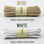 1 Pair Outdoor Strong Round Shoelaces Sneaker Shoe laces High Top Walking Hiking Boot Laces Shoes Strings Quality Bold Shoelace