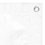 W2B VidaXL 0.6 Oz/ft² 13.1'x13.1' White HDPE Tarpaulin for Camping Furniture