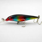 10 PCS Fake Fish Lure Set Wobbler Baits with Built-in Bell Hard Fishing Supplies for Bass Trout Salmon Artificial Bionic Lures