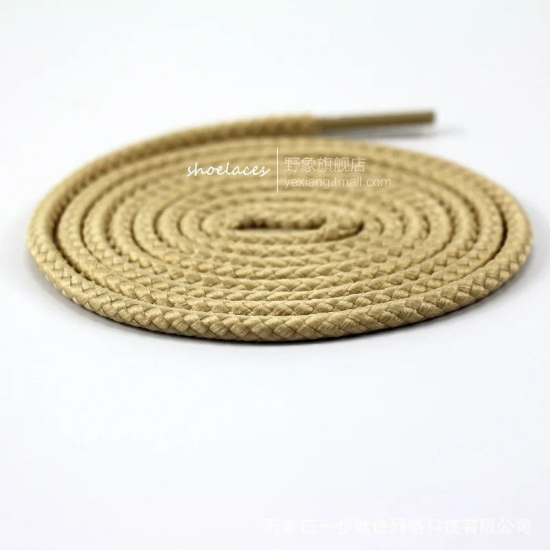 1 Pair Outdoor Strong Round Shoelaces Sneaker Shoe laces High Top Walking Hiking Boot Laces Shoes Strings Quality Bold Shoelace