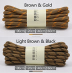 1 Pair Quality Round Shoe Laces Sneaker Shoelaces High Top Outdoor Walking Hiking Boot Laces Shoes Strings 100/120/140/160cm