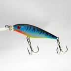 10 PCS Fake Fish Lure Set Wobbler Baits with Built-in Bell Hard Fishing Supplies for Bass Trout Salmon Artificial Bionic Lures