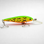 10 PCS Fake Fish Lure Set Wobbler Baits with Built-in Bell Hard Fishing Supplies for Bass Trout Salmon Artificial Bionic Lures