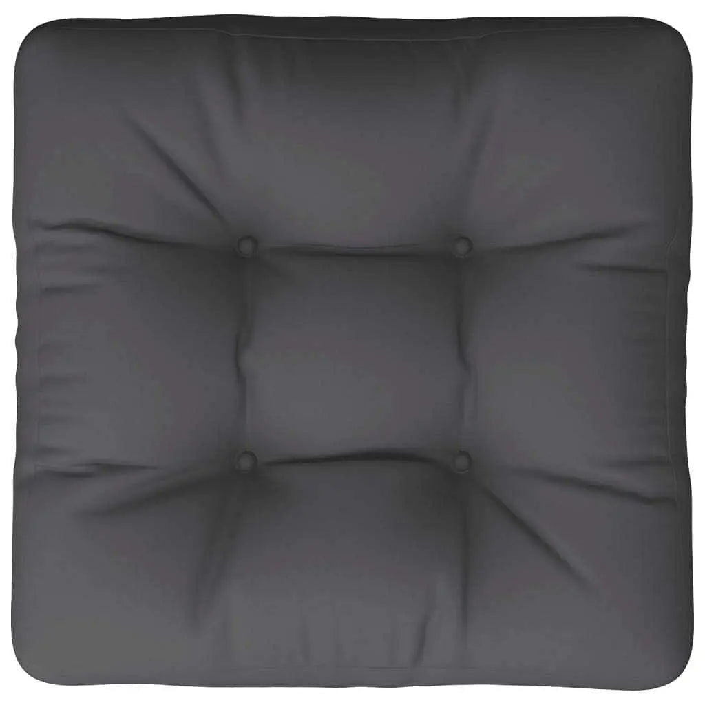 W2B VidaXL Outdoor Cushion 100% Polyester Waterproof Grey 22.8\" X 22.8\" X 3.9\" for Camping and Sleeping