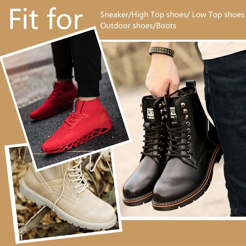 1 Pair Outdoor Strong Round Shoelaces Sneaker Shoe laces High Top Walking Hiking Boot Laces Shoes Strings Quality Bold Shoelace