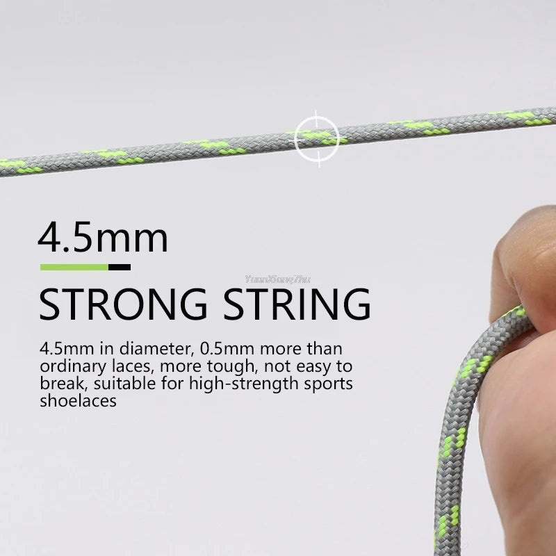 1 Pair Quality Round Shoe Laces Sneaker Shoelaces High Top Outdoor Walking Hiking Boot Laces Shoes Strings 100/120/140/160cm