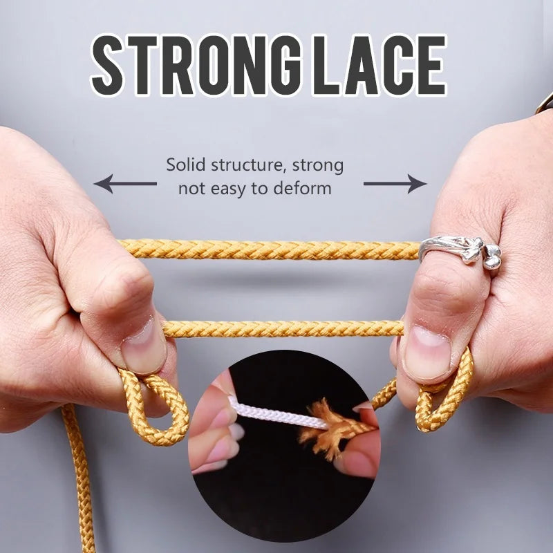1 Pair Outdoor Strong Round Shoelaces Sneaker Shoe laces High Top Walking Hiking Boot Laces Shoes Strings Quality Bold Shoelace