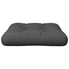W2B VidaXL Outdoor Cushion 100% Polyester Waterproof Grey 22.8\" X 22.8\" X 3.9\" for Camping and Sleeping