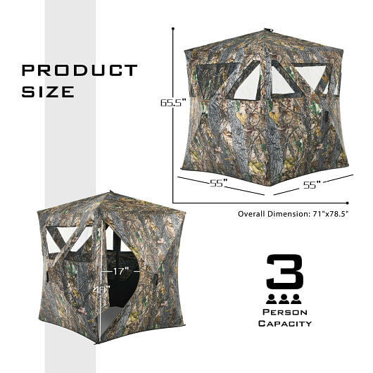 3 Person Portable Hunting Blind