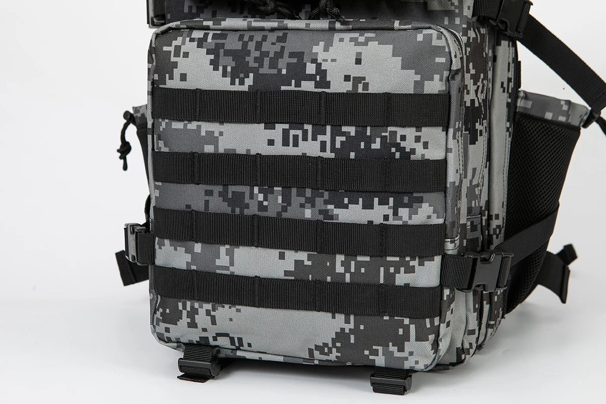 45L Tactical Backpack Hunting Rucksack with Dual Cup Holders  Outdoor camping equipment back pack