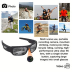 4K Video Glasses HD Smart Glasses Sports Outdoor Portable Motorcycle And Bicycle Recorder Camera 2hour Video Recording Time