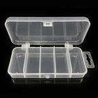 5 Compartments Fishing Tackle Box Plastic Waterproof fishing equipment Fish Lure Hook Bait Storage Case Organizer Container