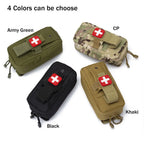 First Aid Pouch EMT IFAK Medical Pouch Waist Pack Utility Tool Pouch EDC Pouch Outdoor 1000D Tourniquet Holder
