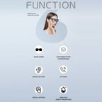 AI Intelligent Translation Glasses Bluetooth-Compatible 5.4 Smart Glasses Support 144 Languages Wireless Headset for Men & Women