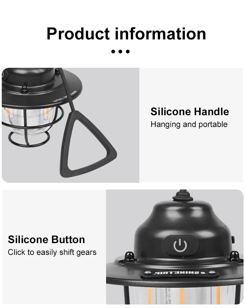 Portable Camping Lamp, Emergency Light