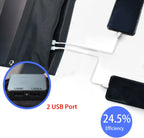 28W Portable Solar Panel 5VFolding Solar Panel 2 USB Ports Phone Charger