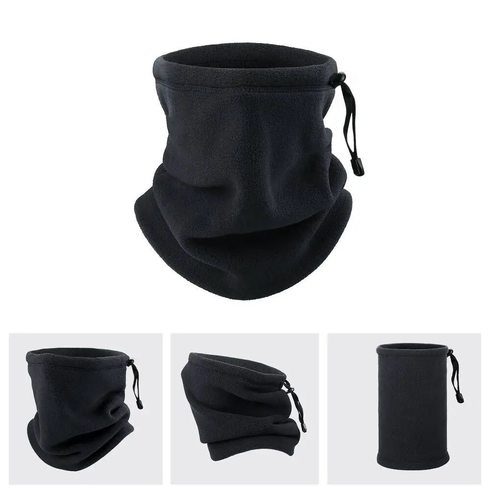 Winter Neck Warmer Gaiter Adjustable Scarf Hiking Cycling Sports Windproof Fleece Ski Face Mask for Men Women Cold Weather