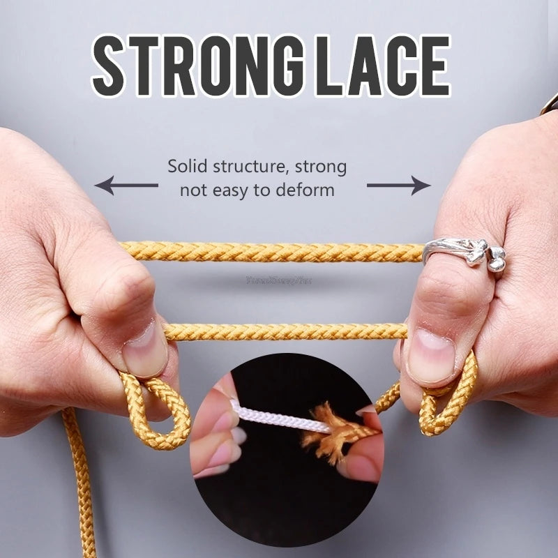 1 Pair Outdoor Strong Round Shoelaces Sneaker Shoe laces High Top Walking Hiking Boot Laces Shoes Strings Quality Bold Shoelace