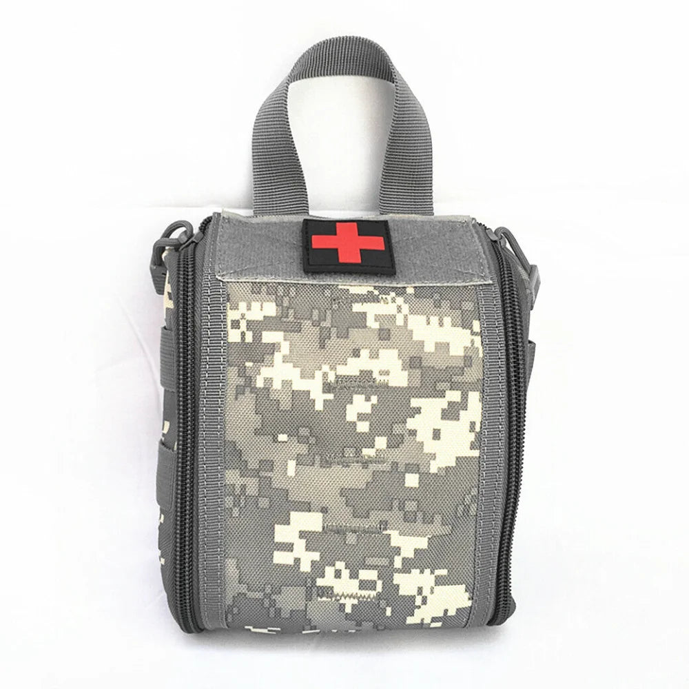 Tactical Molle First Aid Kid Bag Utility Pouch Outdoor Hiking Hunting Emergency Medical Bag Waist Pack Survival Medic Bag
