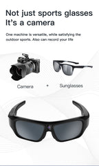 4K Video Glasses HD Smart Glasses Sports Outdoor Portable Motorcycle And Bicycle Recorder Camera 2hour Video Recording Time