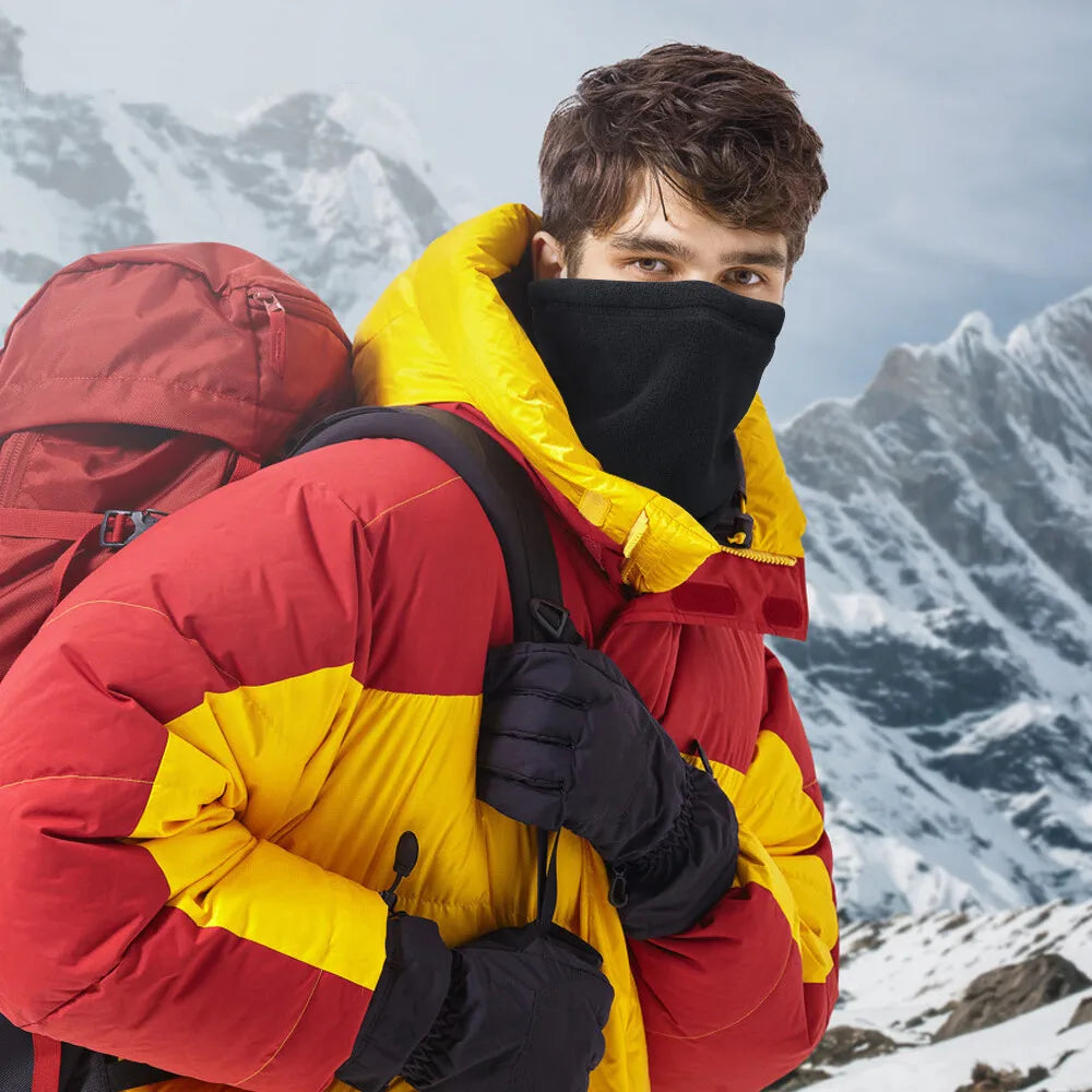 Winter Neck Warmer Gaiter Adjustable Scarf Hiking Cycling Sports Windproof Fleece Ski Face Mask for Men Women Cold Weather