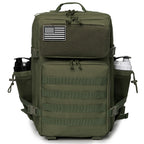 45L Tactical Backpack Hunting Rucksack with Dual Cup Holders  Outdoor camping equipment back pack