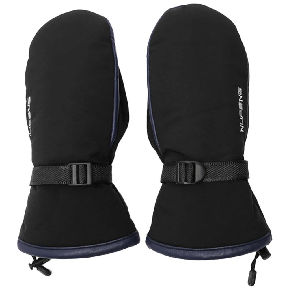 Electric Heated Gloves Motorcycle Winter Moto Heated Gloves Warm Waterproof Rechargeable Heating Thermal Gloves For Snowmobile