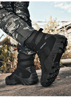 Men's waterproof hiking boots, lightweight outdoor work boots, stylish and durable hiking boots