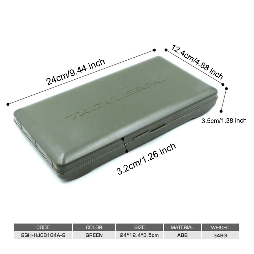 Carp Fishing Organizer Box Portable Fly Fishing Tackle Storage Box Magnetic Multifunction Compartments Fishing Gear Accessories