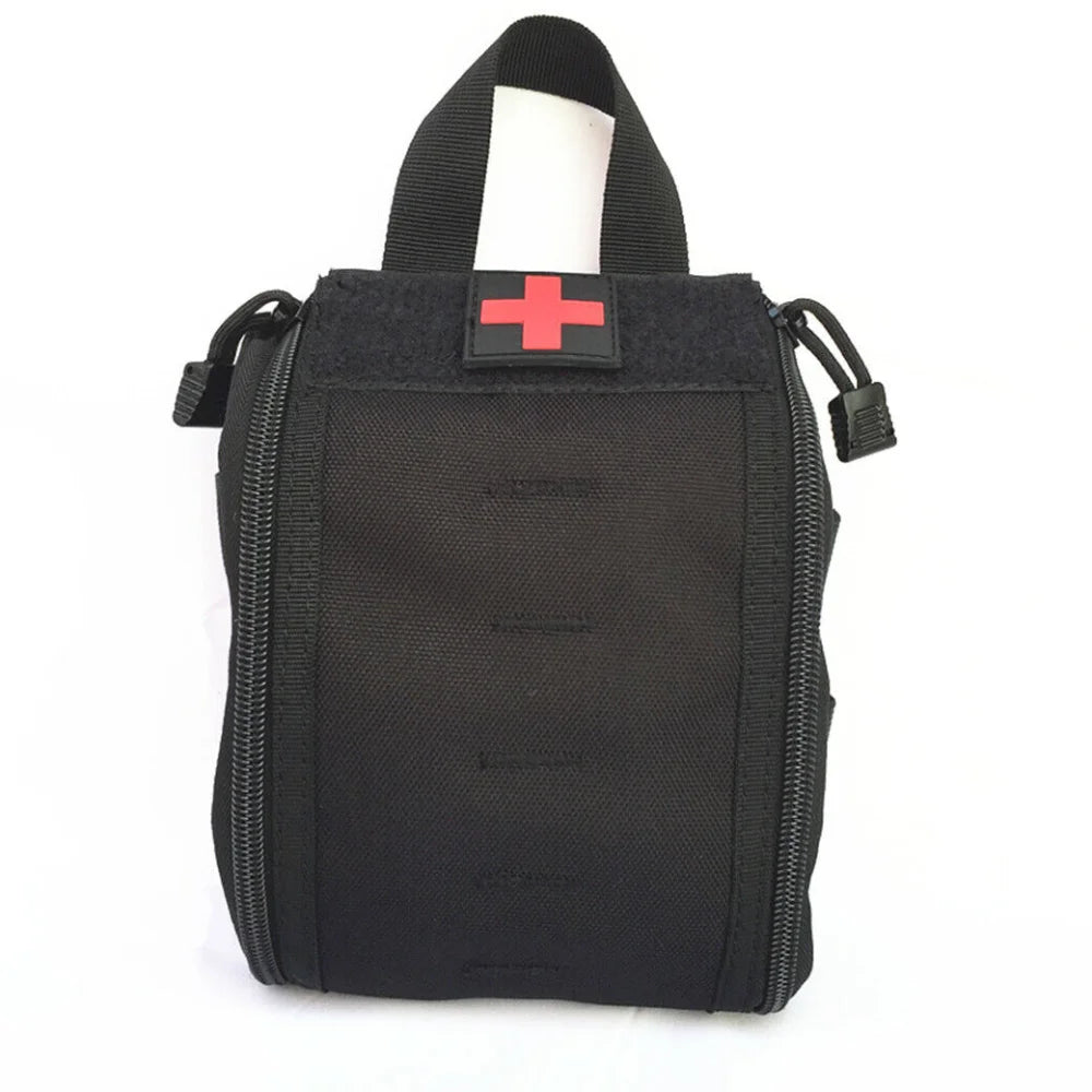 Tactical Molle First Aid Kid Bag Utility Pouch Outdoor Hiking Hunting Emergency Medical Bag Waist Pack Survival Medic Bag
