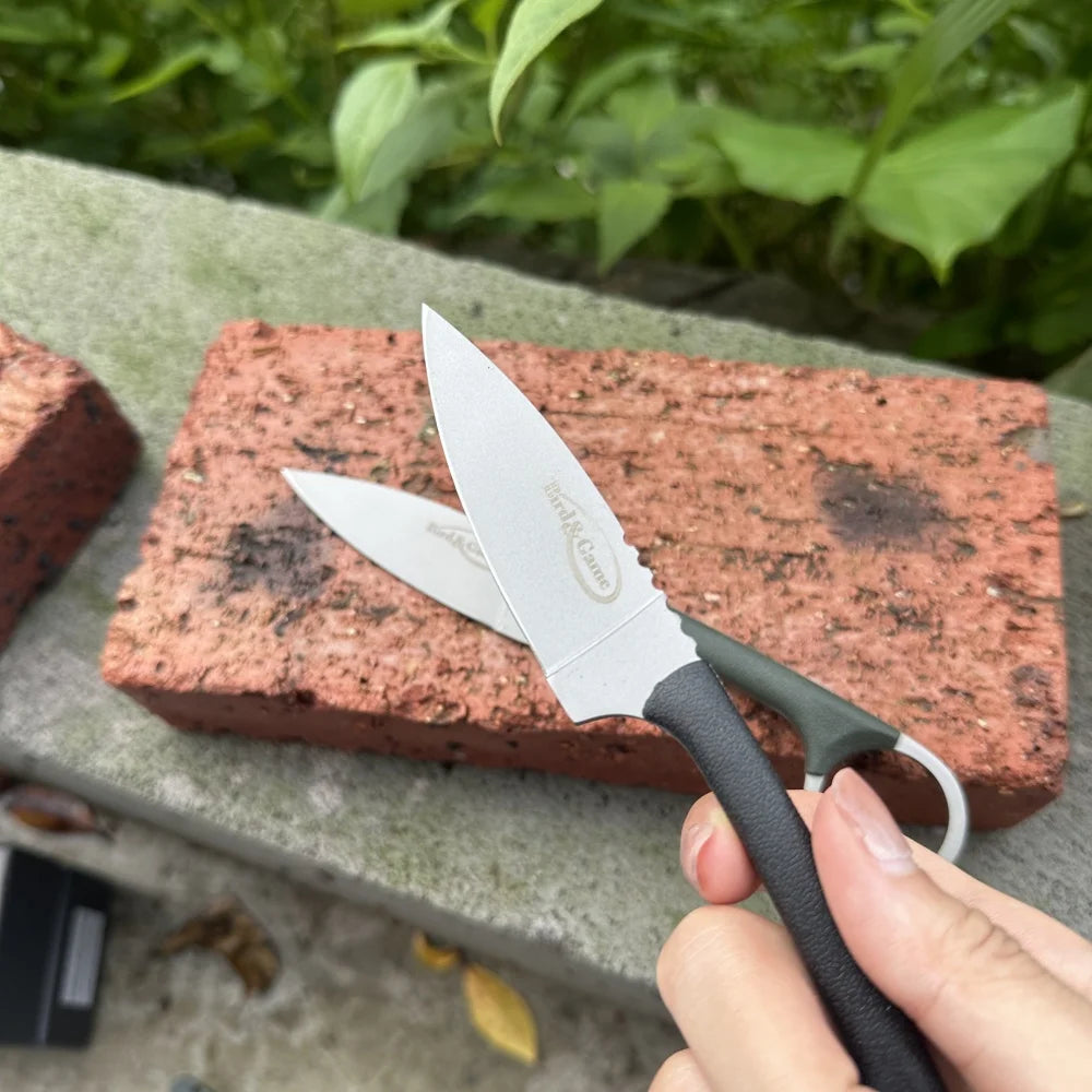 20AZ Straight Knife 440C Steel Blade Nylon ABS Handle Outdoor Camping Wilderness Survival EDC Pocket Knife A Man's Gift