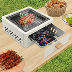 31*31*13.5cm Square Tabletop Barbecue Stove, Outdoor Bbq Grill, Barbecue Grill For Outdoor Cooking