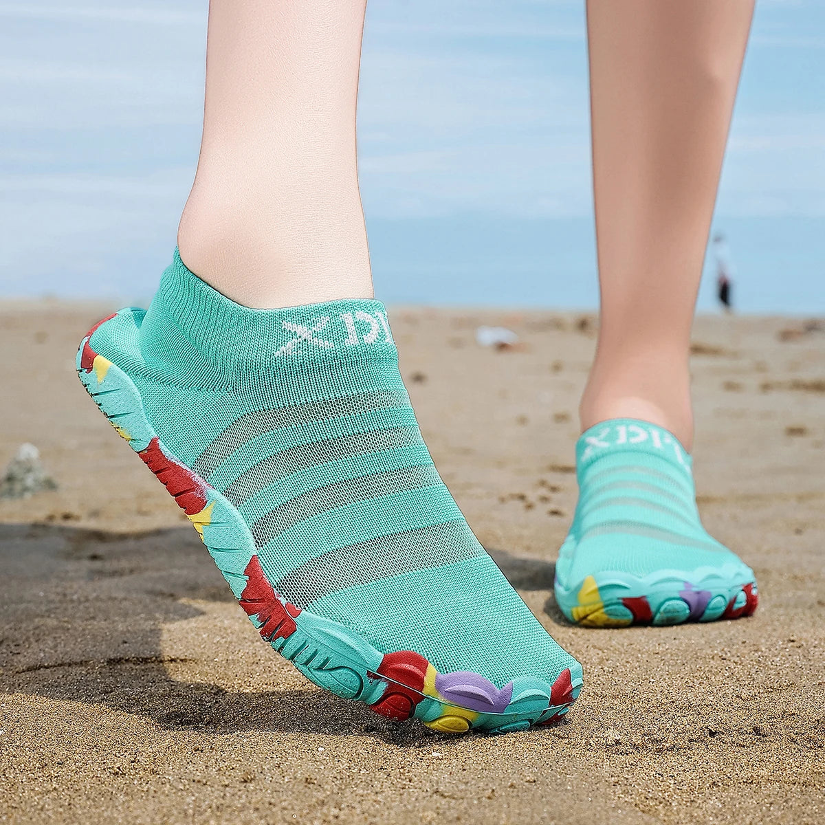 River tracing shoes for women, quick drying anti slip amphibious shoes, outdoor hiking sandals, water wading shoes