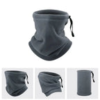 Winter Neck Warmer Gaiter Adjustable Scarf Hiking Cycling Sports Windproof Fleece Ski Face Mask for Men Women Cold Weather