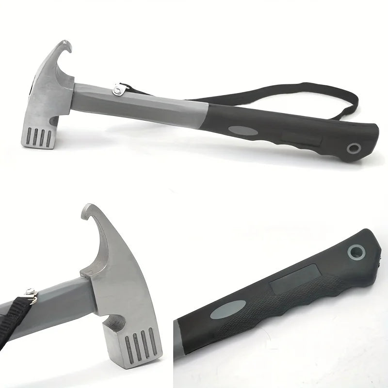 Heavy-Duty Multifunctional Camping Hammer
