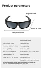 4K Video Glasses HD Smart Glasses Sports Outdoor Portable Motorcycle And Bicycle Recorder Camera 2hour Video Recording Time