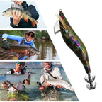 Glowing Squid Jigs Saltwater Shrimp Lures Fluorescent Artificial Fishing Baits Realistic Freshwater Fish Luring Tools supplies