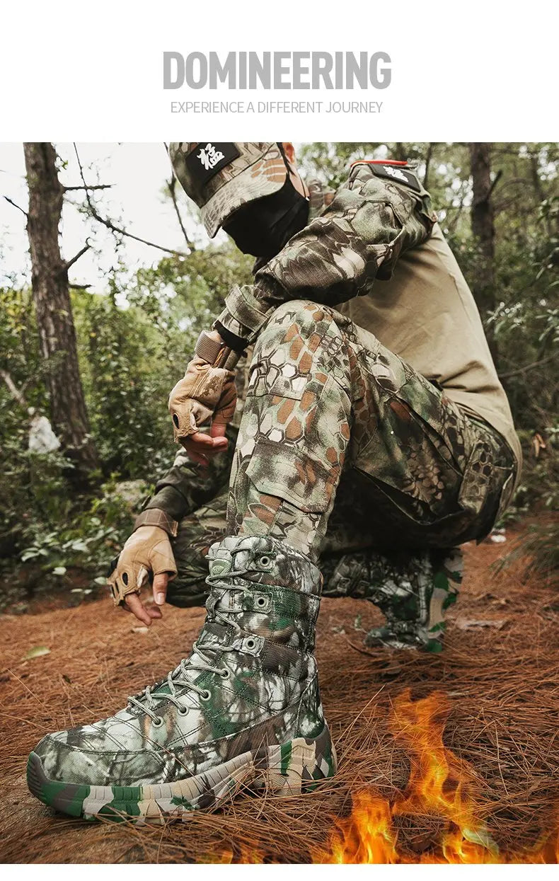 Men's hiking boots lightweight tactical boots outdoor hunting boots men's tactical shoes desert boots hiking boots