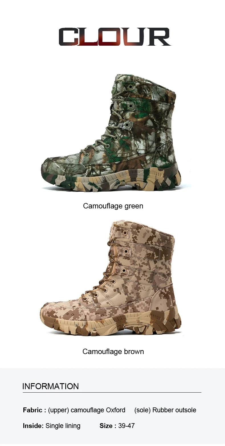 Men's hiking boots lightweight tactical boots outdoor hunting boots men's tactical shoes desert boots hiking boots